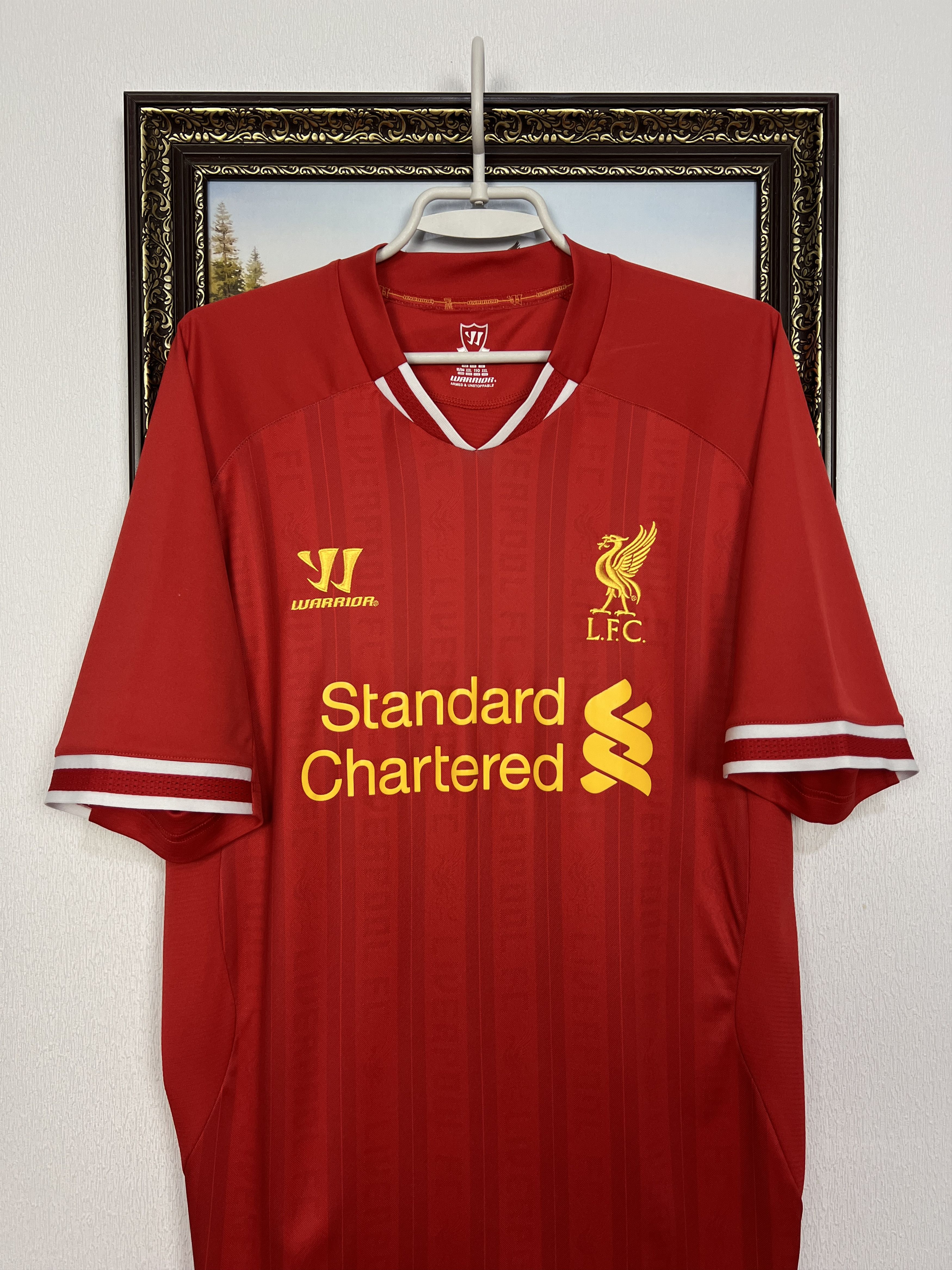 Warrior Liverpool football shirt 2013 Soccer Warrior Jersey Trikot Size US XL / EU 56 / 4 - 2 Thumbnail