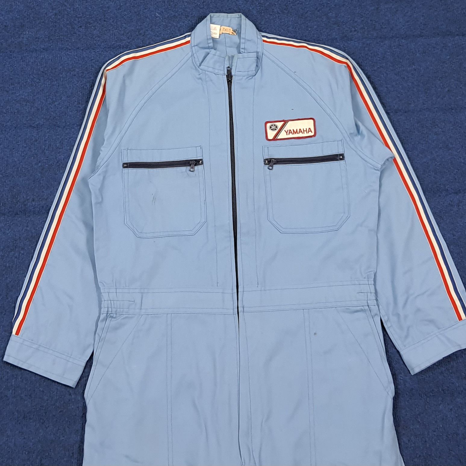 Yamaha Vintage Yamaha Motorsports Mechanic Retro Coveralls C306N2 Size US S / EU 44-46 / 1 - 1 Thumbnail