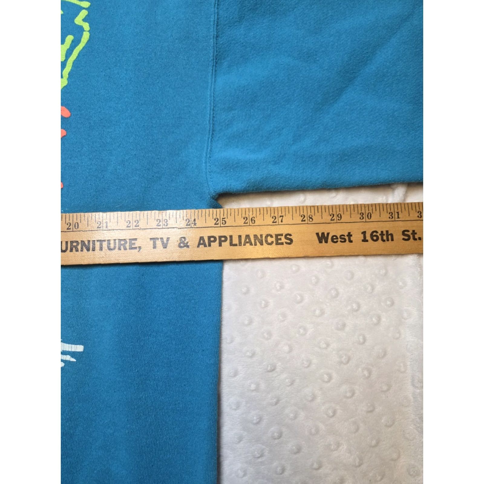 Tultex VINTAGE Tultex Sweatshirt Mens L Teal 80s California Beach Co. Ski Graphic Pullover Shirt Size US L / EU 52-54 / 3 - 6 Thumbnail