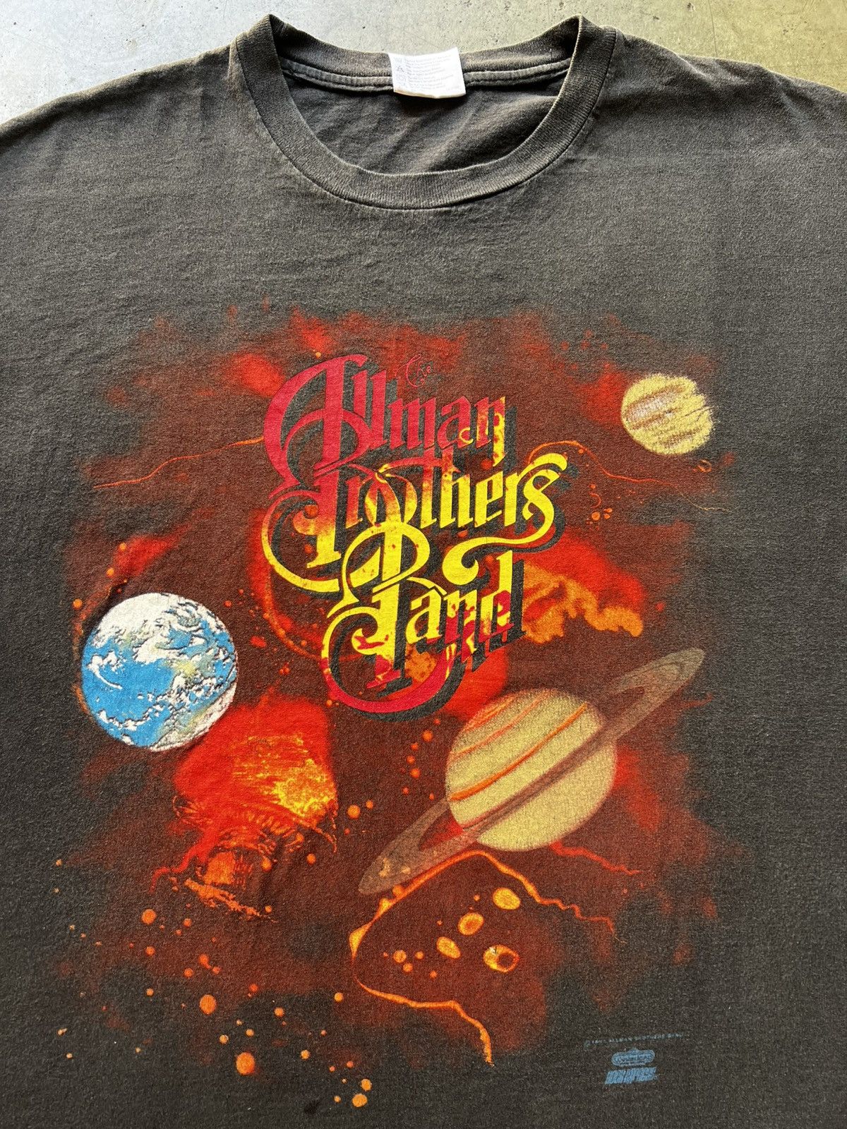 Vintage 1991 Allman Brothers Band Shades Of Two Worlds Tee Shirt Size US XL / EU 56 / 4 - 3 Thumbnail