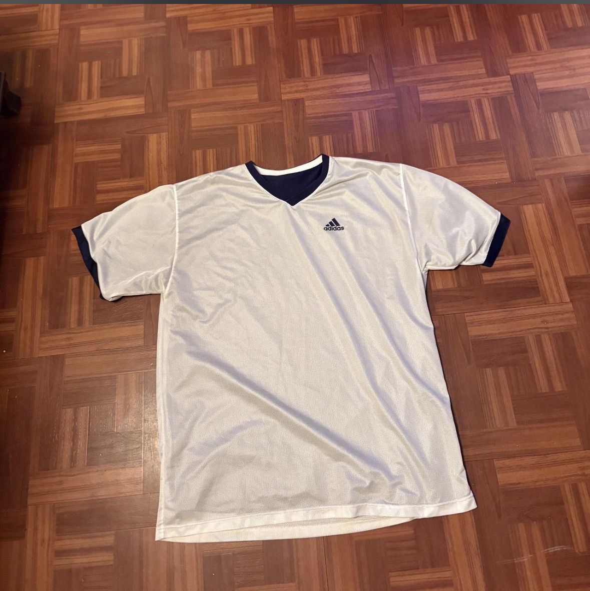 Adidas Adidas Reversible Jeresy Navy/White Size US XL / EU 56 / 4 - 3 Thumbnail