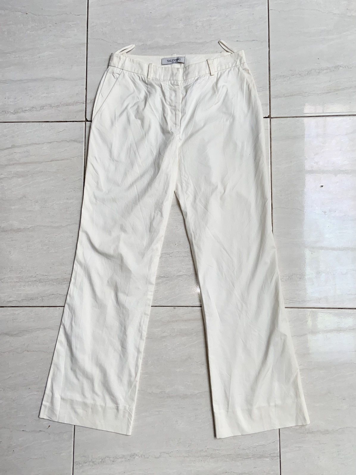 Valentino VALENTINO White Long Pants Size US 27 - 7 Thumbnail
