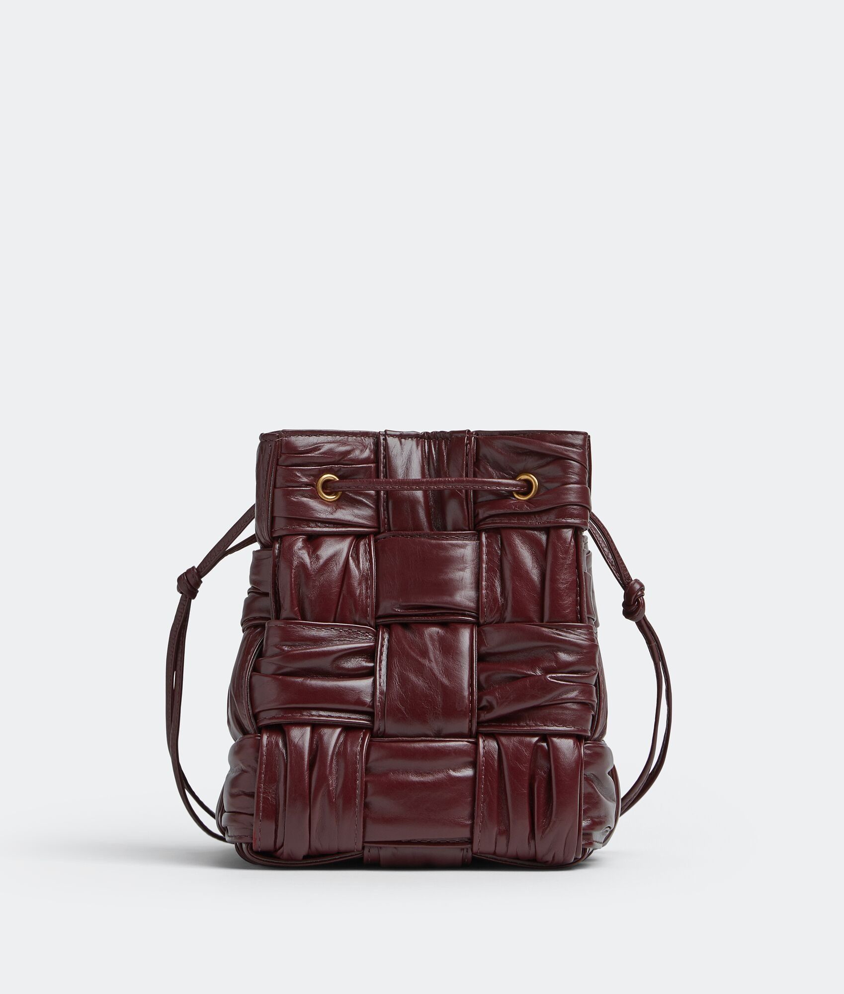 Bottega Veneta o1n1vont0325 Size: OS / Body Bucket Bag in Burgundy Size ONE SIZE - 1 Thumbnail