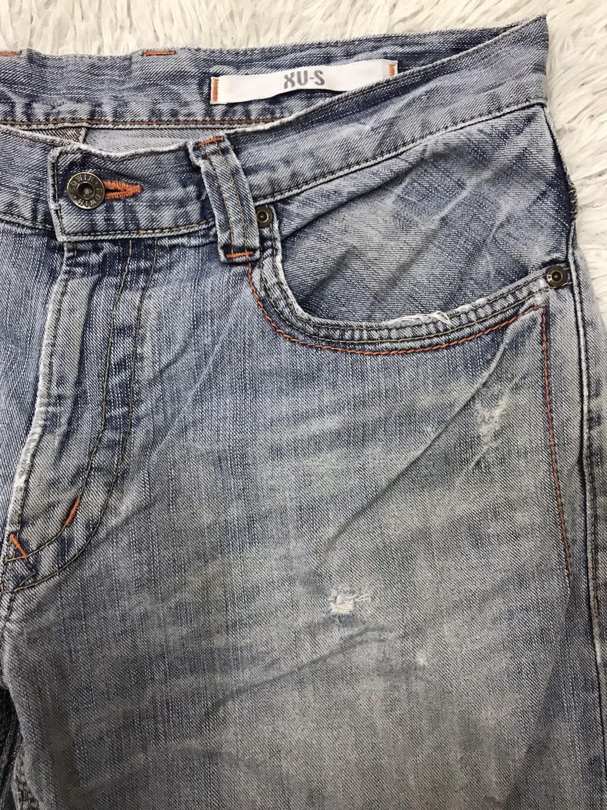 Edwin Vintage Edwin XU-S Distressed Design Jeans Size US 34 / EU 50 - 9 Thumbnail