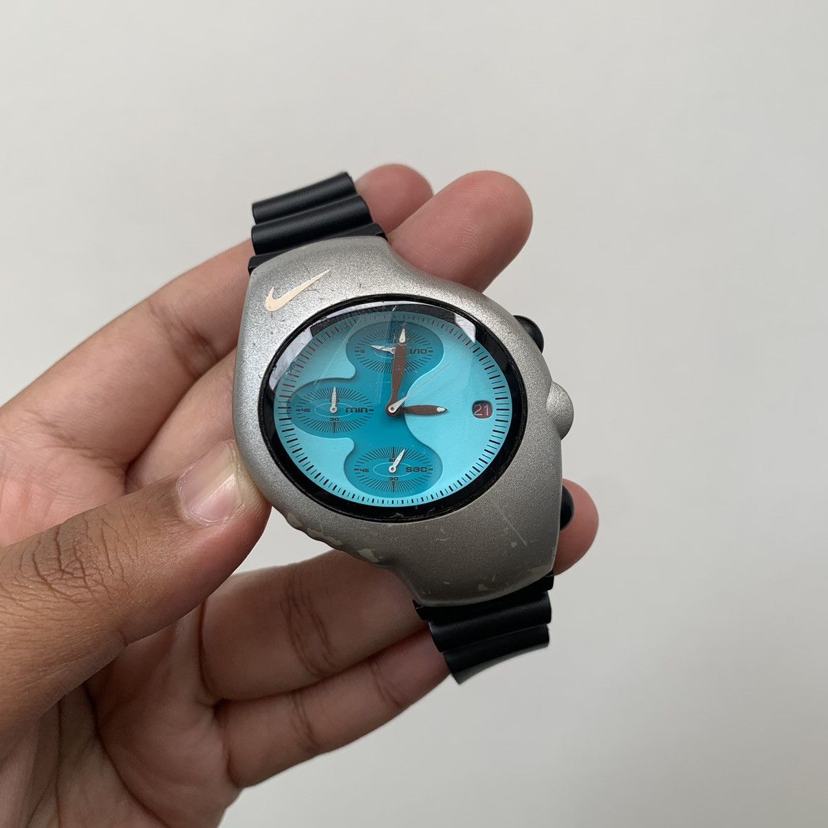 image of Nike Triax Sport Chronograph(Vd57-5050) in Grey, Men's