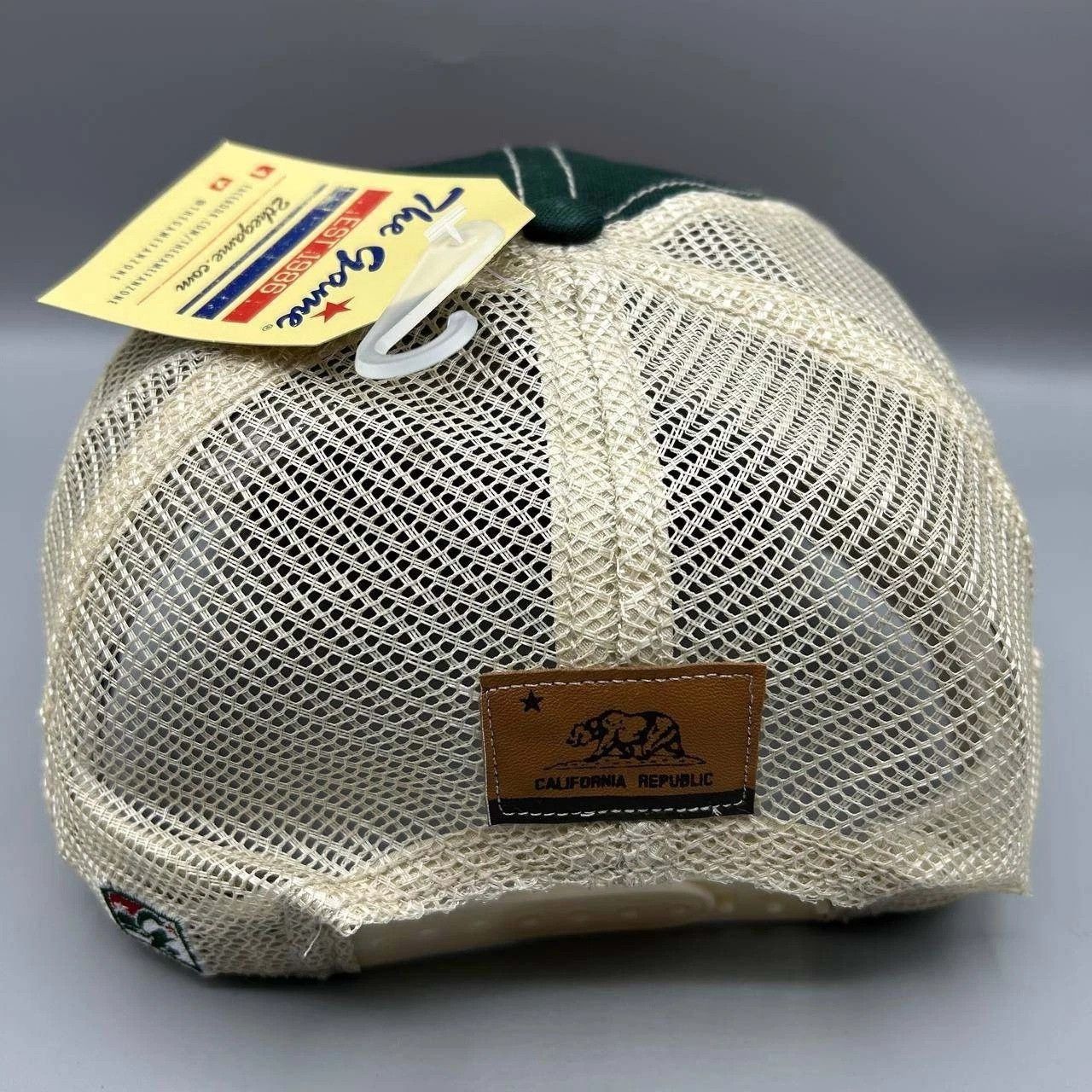 The Game Vintage California Republic Trucker Hat Men Green Snap Back Size ONE SIZE - 4 Thumbnail