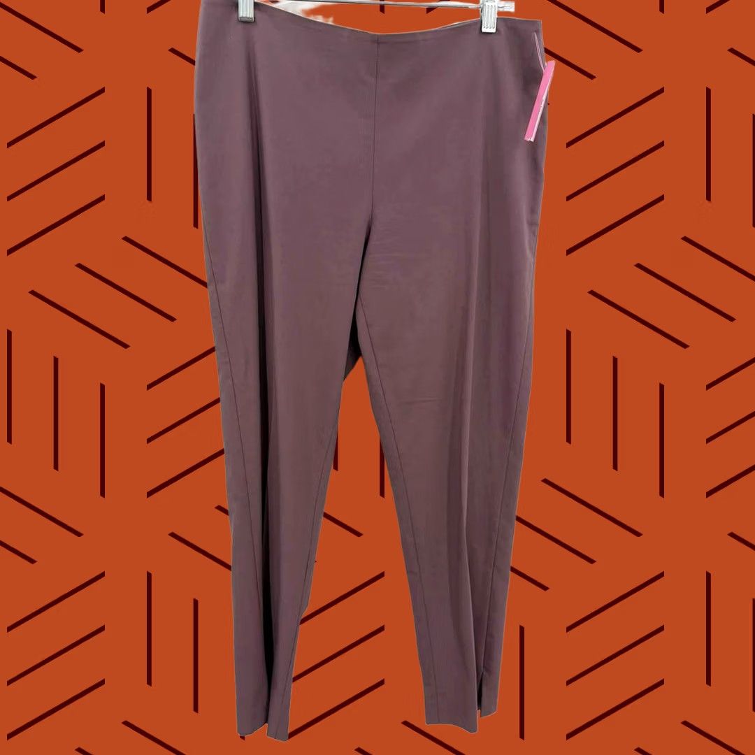 Brunello Cucinelli Brunello Cucinelli Dress Pants Purple Size 12 Regular Pre-Owned Size 34" / US 12 / IT 48 - 1 Thumbnail