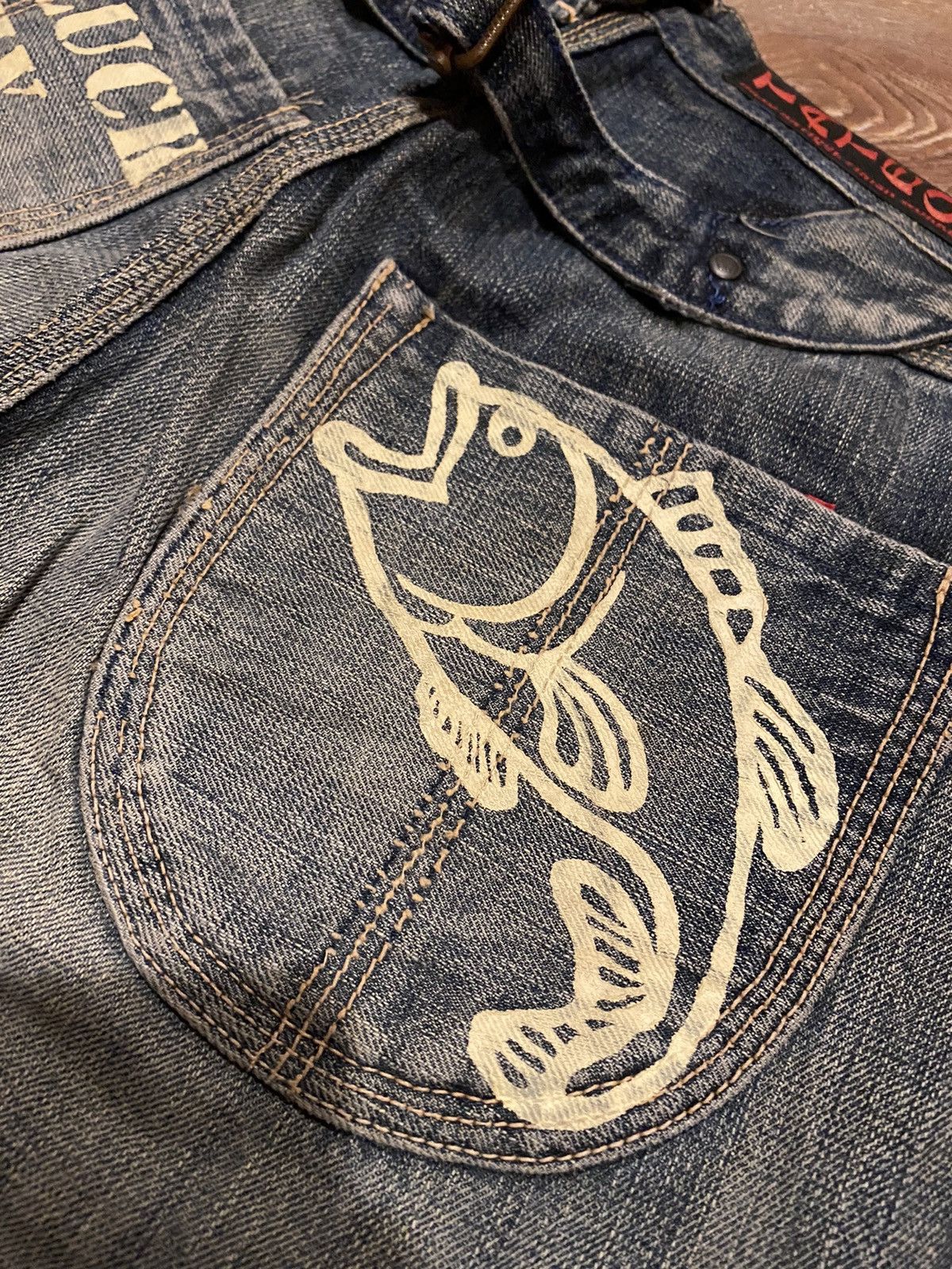 Evisu Yamane by Evisu selvedge denim limited design Size US 29 - 4 Thumbnail