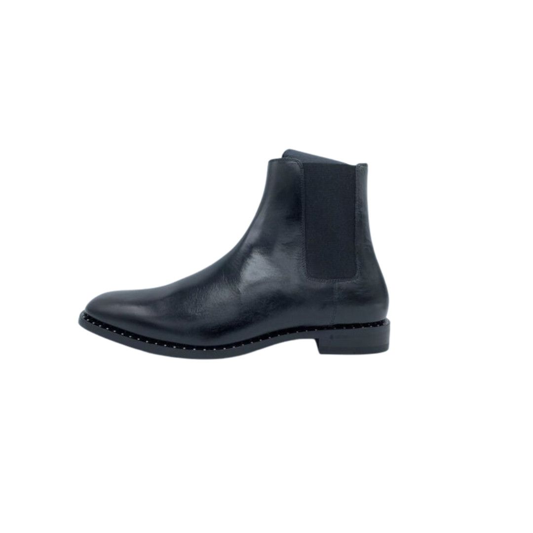 Saint Laurent Paris Leather Chelsea Boots in Black Size US 7.5 / EU 40-41 - 1 Preview
