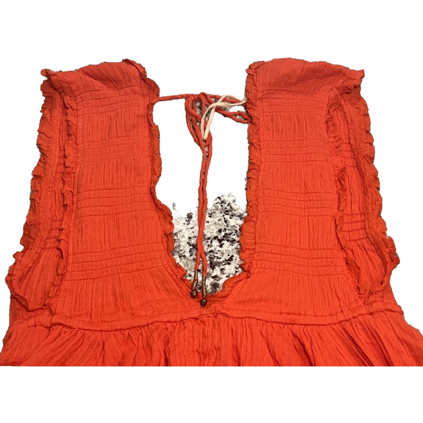 Free People Free People Dress XS Red Mini Summer NWT Antoinette A615-18 Womens Size XS / US 0-2 / IT 36-38 - 8 Thumbnail