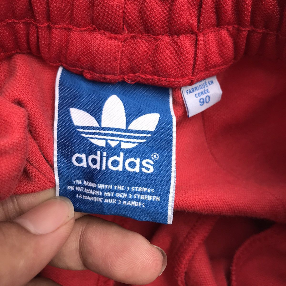 Adidas × Vintage Adidas Vintage Europe Euro Trackpants Tracktop pants Red Size US 32 / EU 48 - 12 Thumbnail