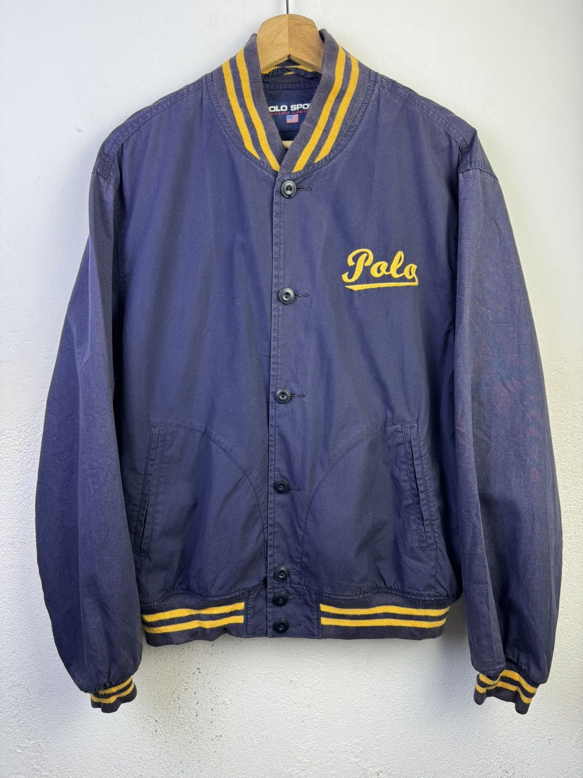 Polo Ralph Lauren Vintage 90s Polo Sport Ralph Lauren Bomber Jacket Size US L / EU 52-54 / 3 - 1 Thumbnail