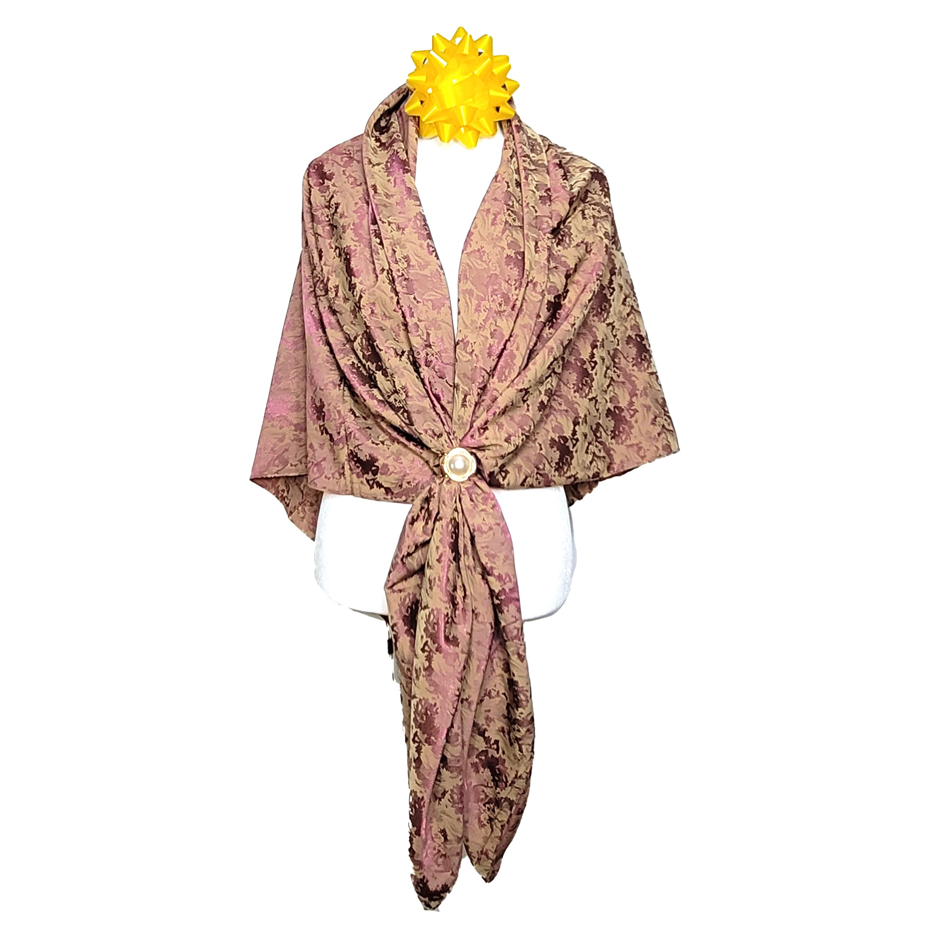 Other NWT Double-Sided Silk Scarf 52"x52" Large Square Wrap 3006 Size ONE SIZE - 3 Thumbnail