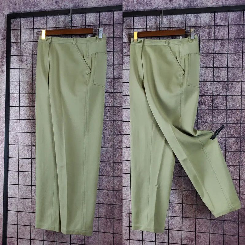 Dior Dior Green Wool Blend Casual Pants 0089 Size 26" / US 2 / IT 38 - 1 Thumbnail