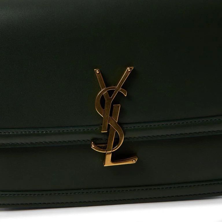 Saint Laurent Paris o1b1hav110924 Size: OS / Medium Satchel Leather Bag in Green Size ONE SIZE - 7 Thumbnail
