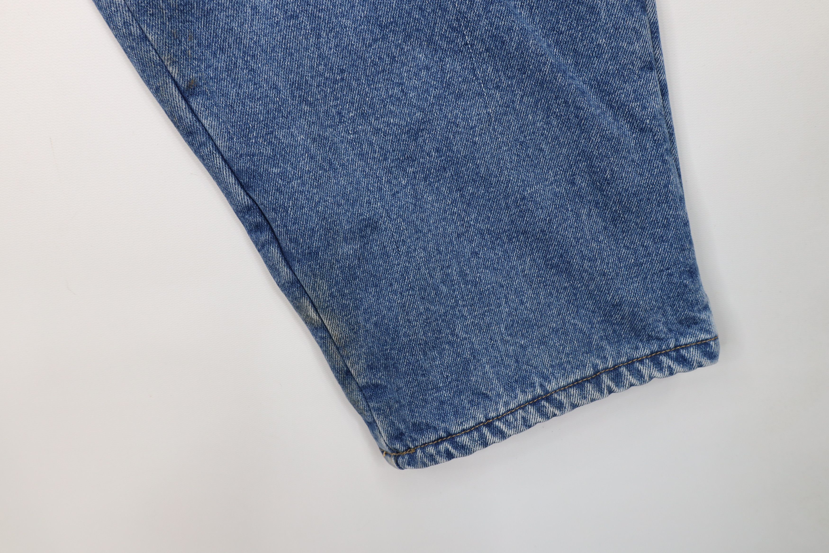 Cabelas Vintage Cabelas Fleece Lined Heavyweight Denim Jeans Blue Size US 36 / EU 52 - 6 Thumbnail