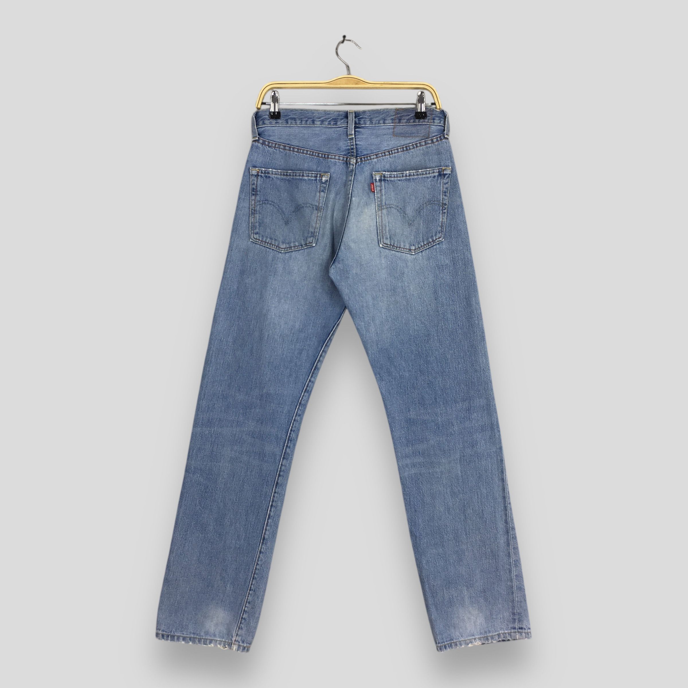 Levi's Size 28x31 Vintage Y2K Levi's 501 Straight Cut Jeans S398 Size US 28 / EU 44 - 7 Thumbnail