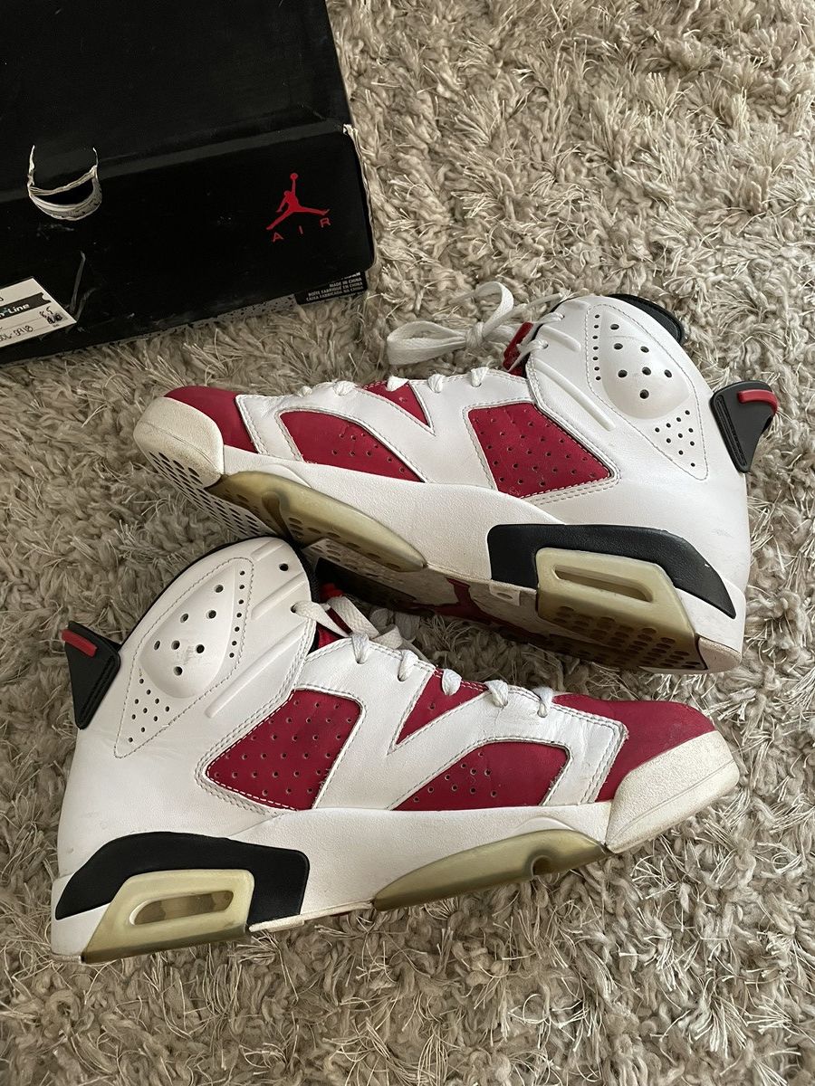 Jordan Brand Jordan 6 Carmine 2014 Size US 8.5 / EU 41-42 - 3 Thumbnail