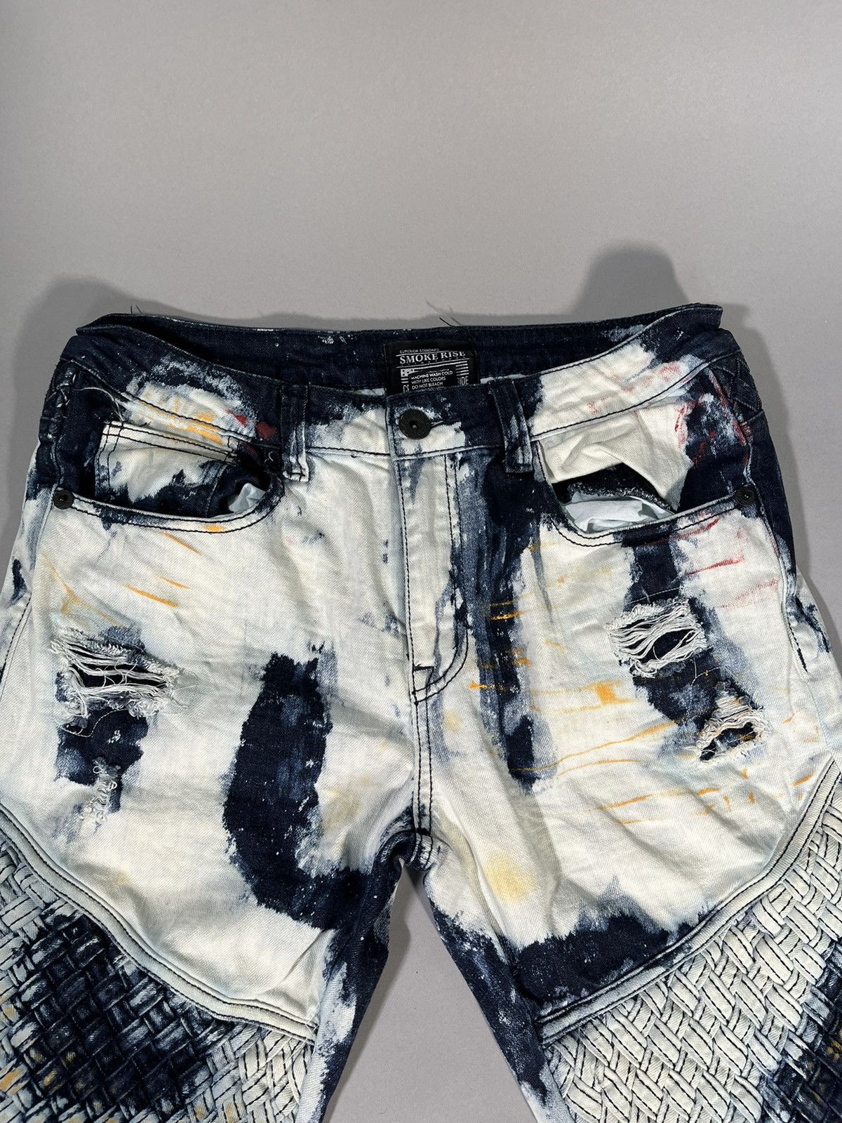 Smoke Rise Smoke Rise Denim Ugly Y2K Cyber Grunge Jeans Size US 32 / EU 48 - 2 Thumbnail