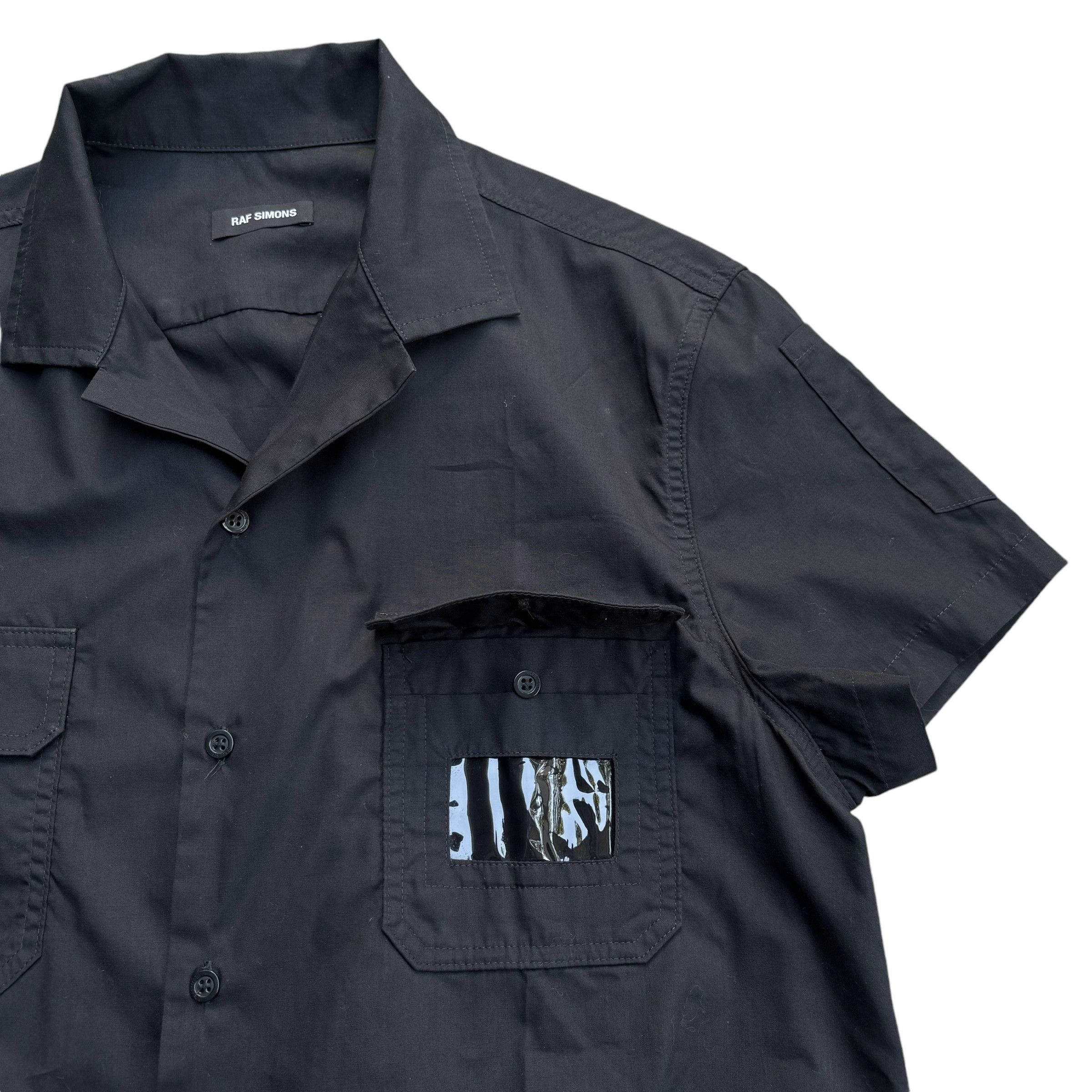 Raf Simons Raf Simons SS18 Short 2 Pockets Shirt Black Size US M / EU 48-50 / 2 - 4 Thumbnail