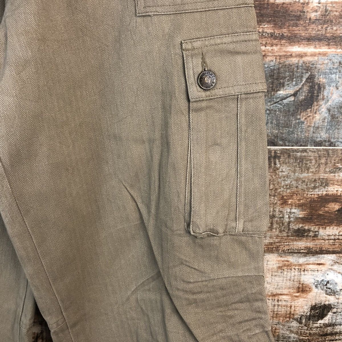 Japanese Brand DL Japanese Brand Brown Cargo Multipocket Pants #C704 Size 25" / US 0 / IT 36 - 10 Thumbnail