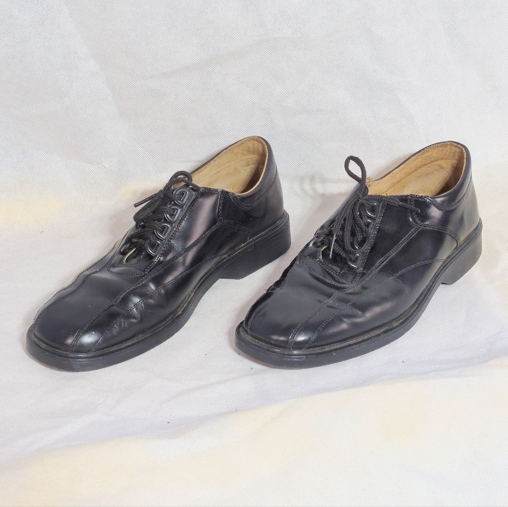 Other Monarca Sport Sz 8 Classic Black Leather Men's Dress Shoes Size US 8 / EU 41 - 1 Thumbnail