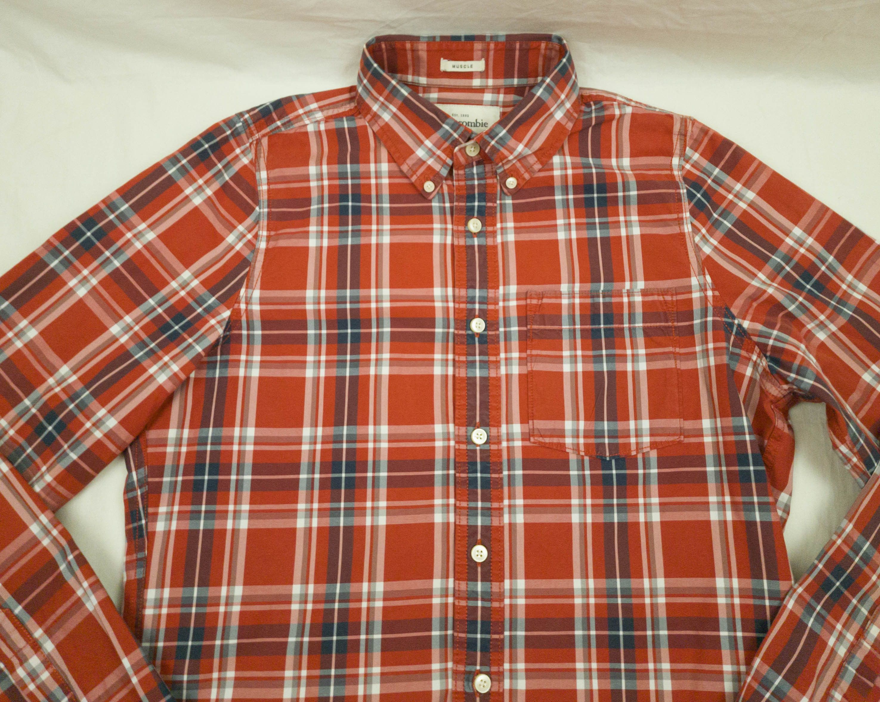 Abercrombie & Fitch Abercrombie & Fitch SHIRT LONG SLEEVE COTTON SIZE L Size US L / EU 52-54 / 3 - 4 Thumbnail