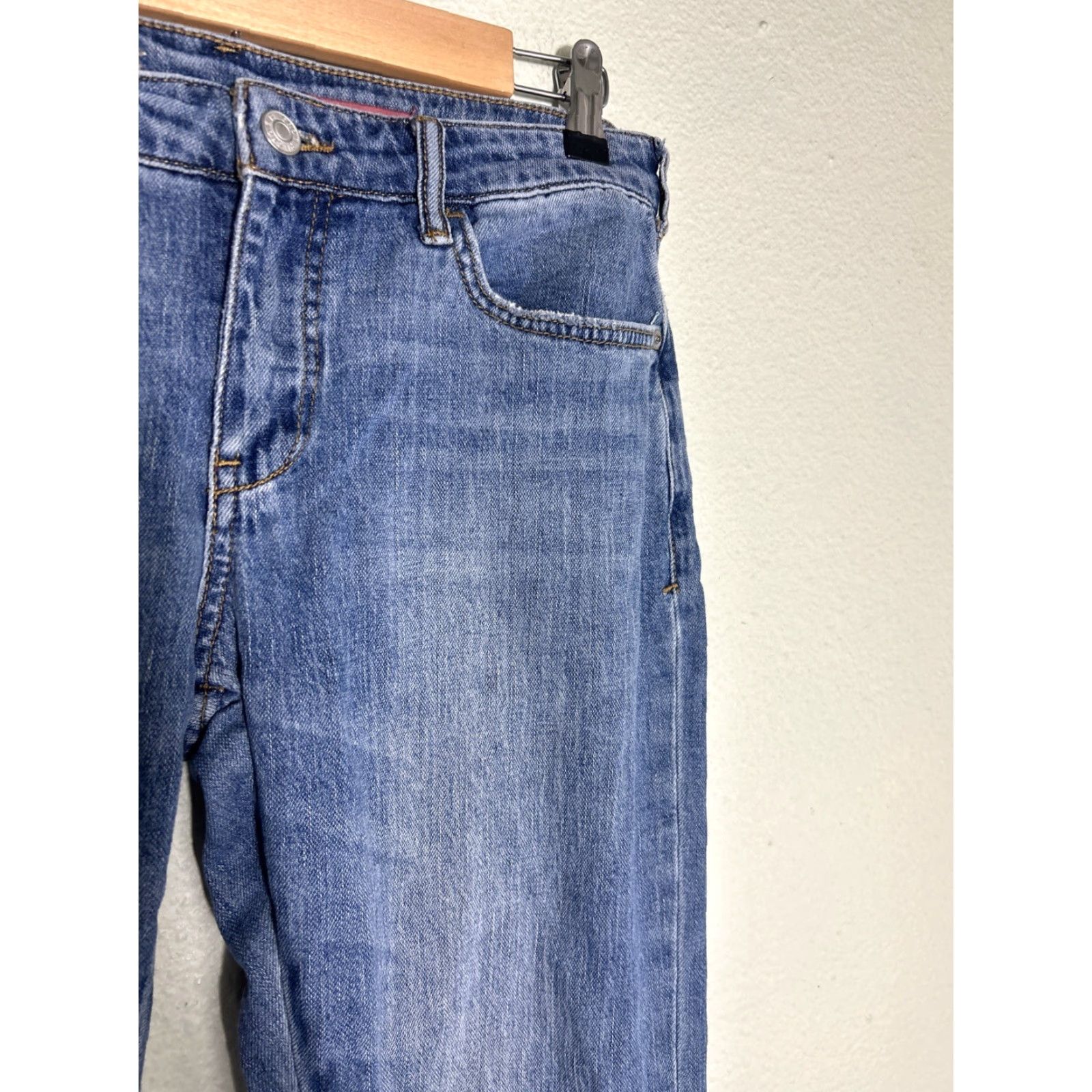 Vintage Pilcro and the Letterpress Jeans Women Medium Wash 28 Hippe Hippie Ankle 30x32 Blue Size 28" / US 6 / IT 42 - 5 Thumbnail