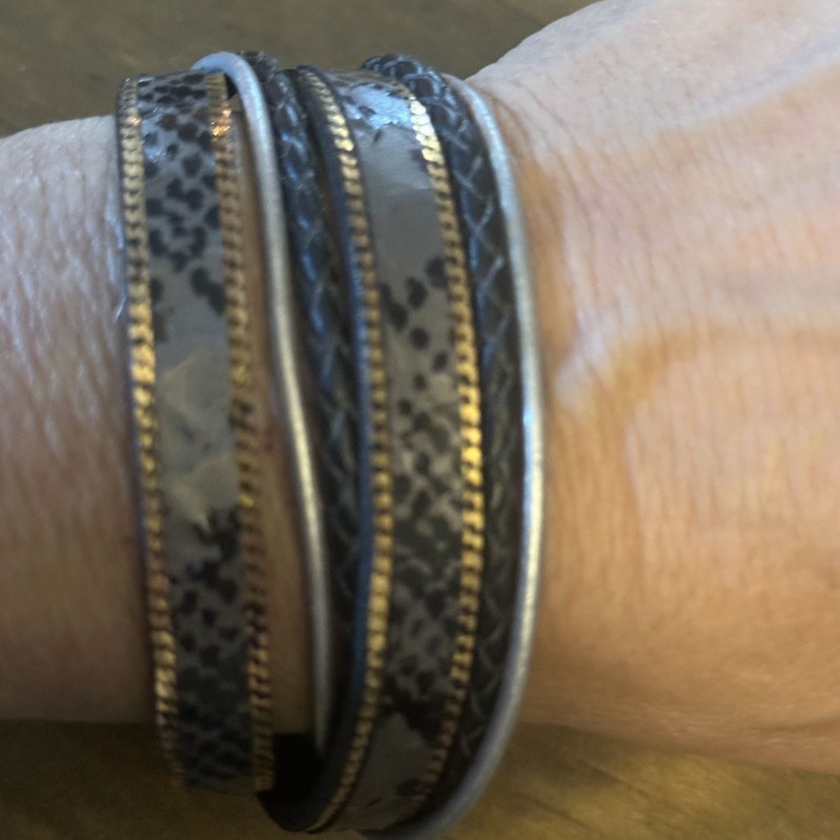 Other Multi strand leather wrap bracelet Size ONE SIZE - 3 Thumbnail