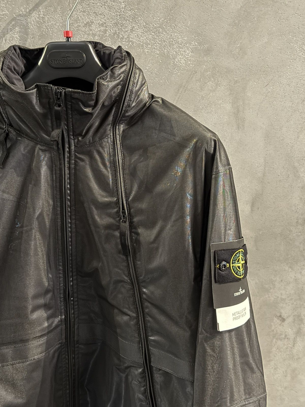 Stone Island 💎Stone Island 💎 Metallic Run Proof Nylon Jacket (XL) 💥 Size US XL / EU 56 / 4 - 4 Thumbnail
