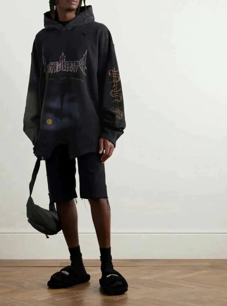 Balenciaga Balenciaga 24ss Reverse Brush Wax Clay Dyeing Iron Tower Ho Size US L / EU 52-54 / 3 - 2 Thumbnail