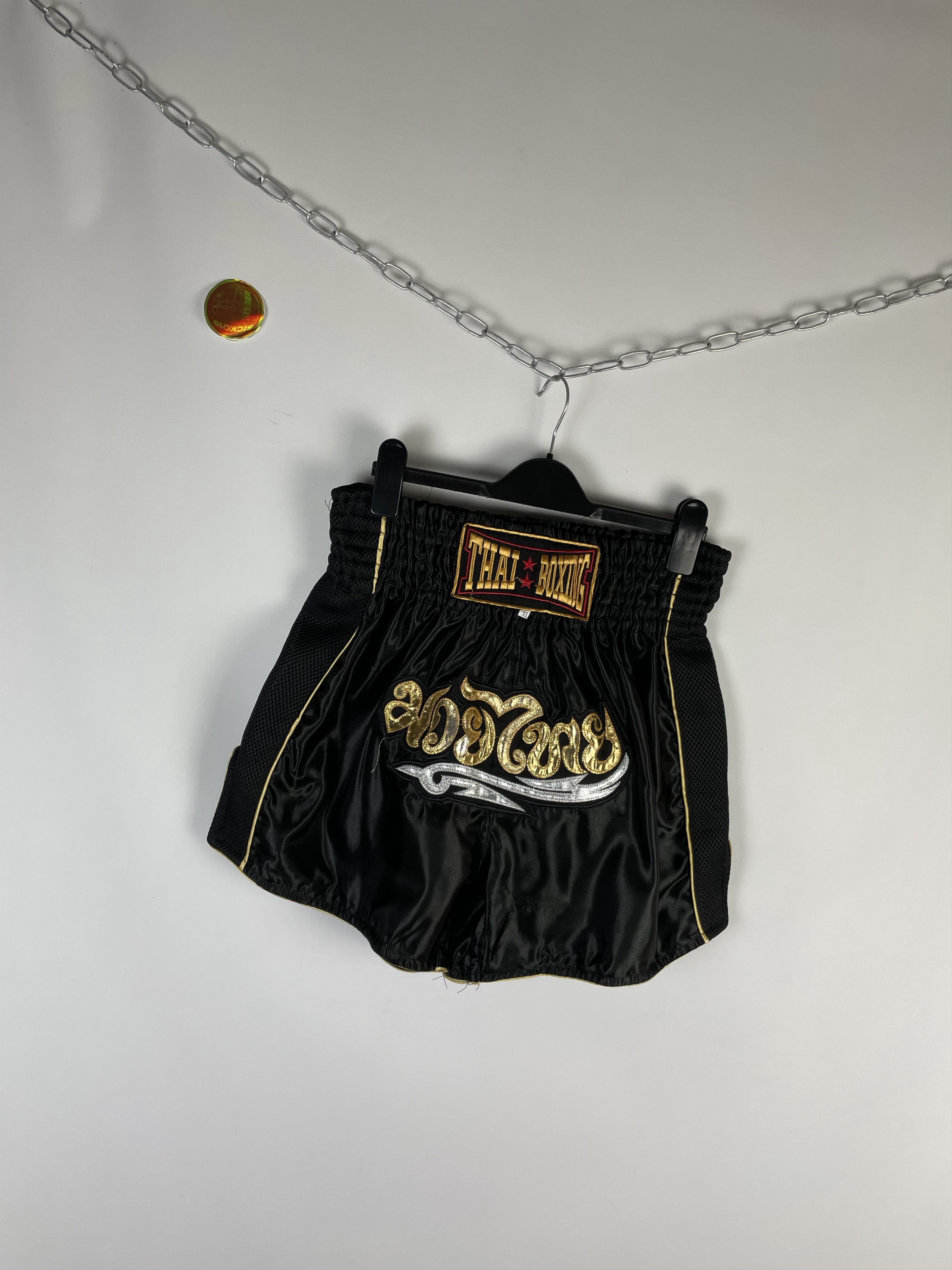 Vintage Vintage Muay Thai Box Shorts 90s Size US 36 / EU 52 - 2 Thumbnail