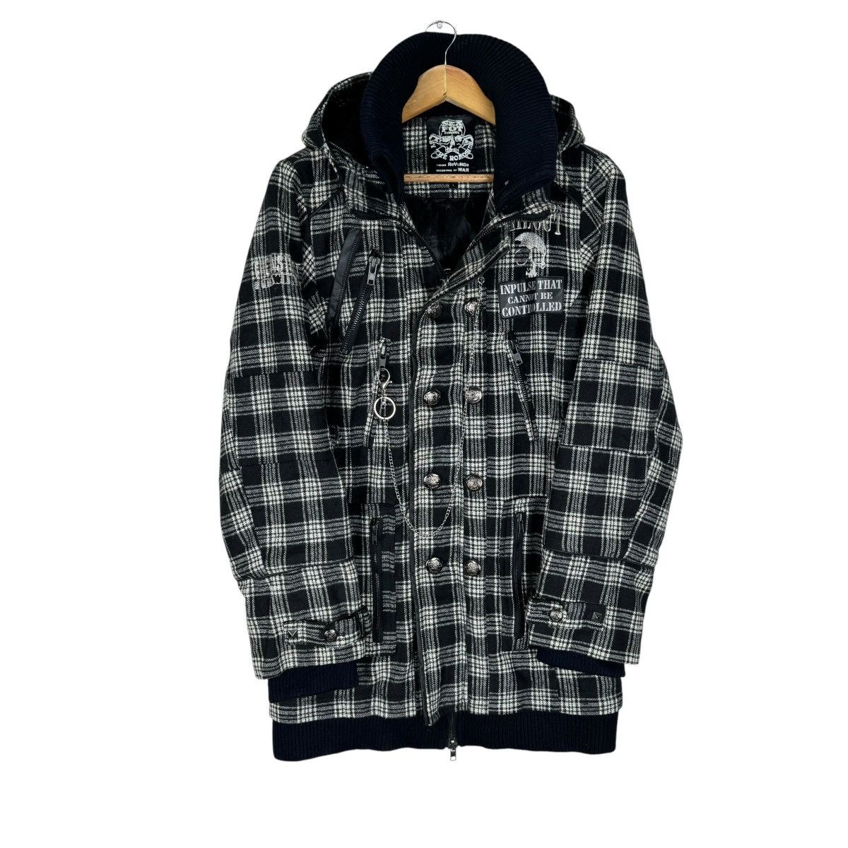 🌟SEX POT REVENGE HOODIE PLAIDS JACKET