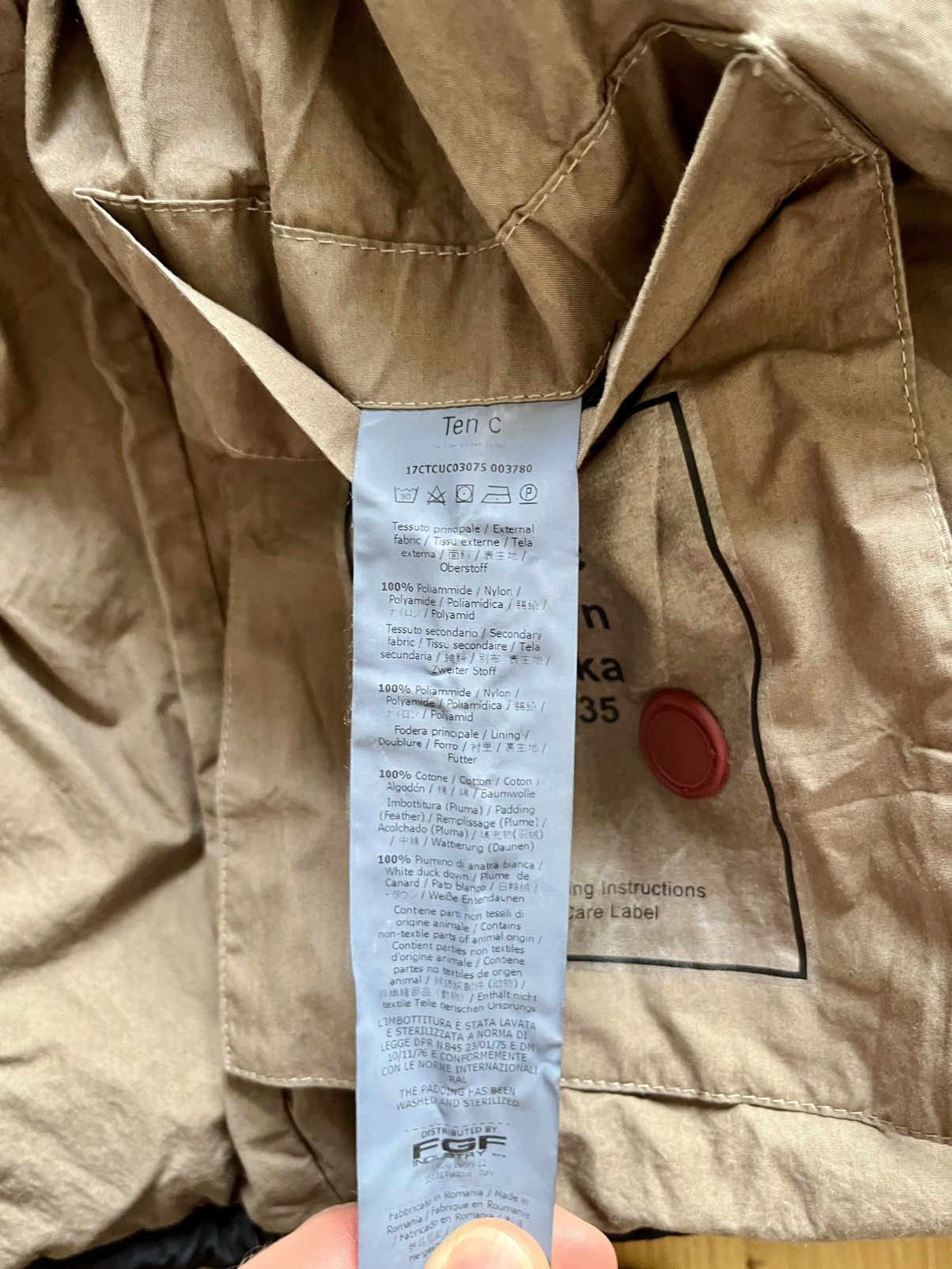 Ten C Ten C Arctic Down Parka Black Size 50 Size US M / EU 48-50 / 2 - 4 Thumbnail