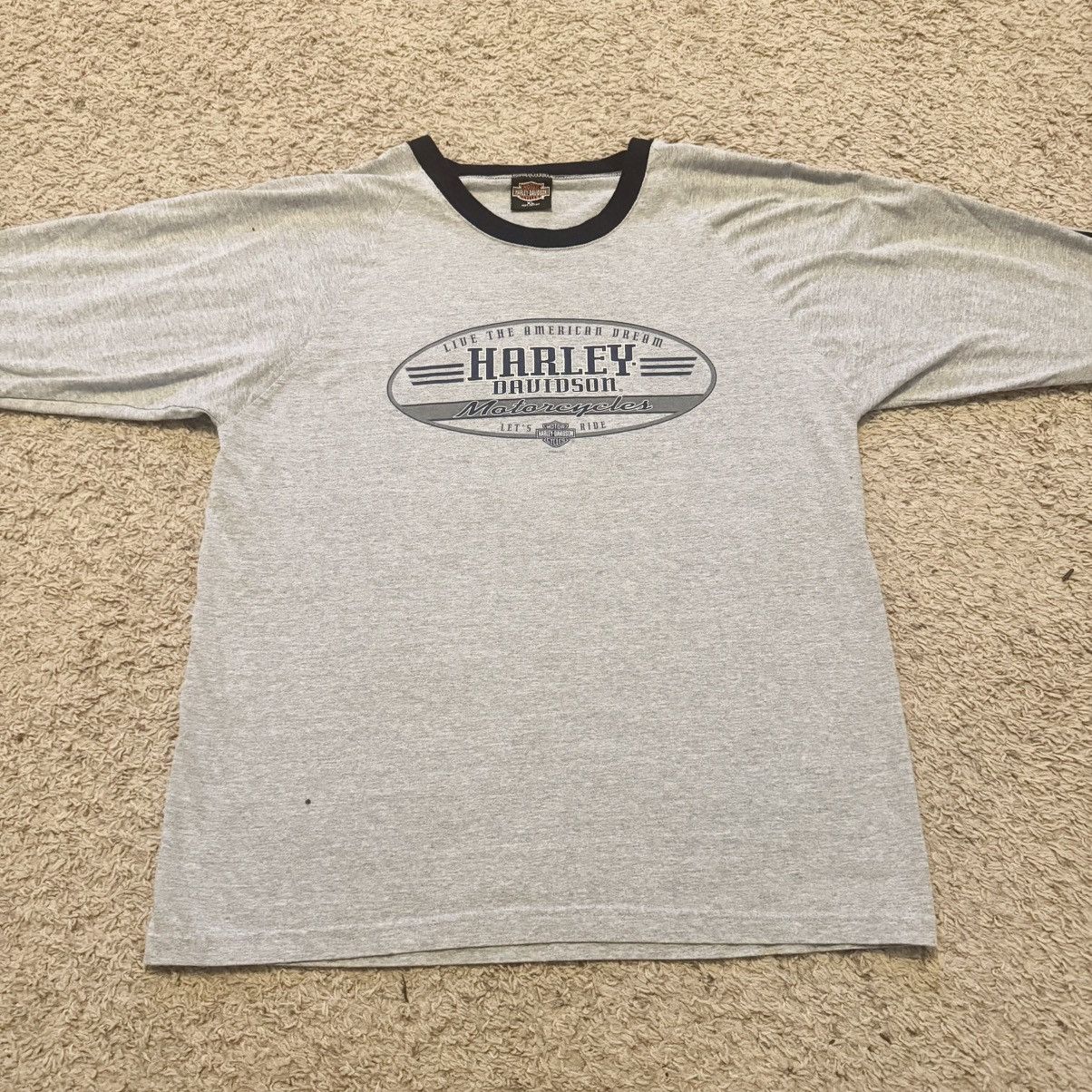 Harley Davidson × Vintage VINTAGE 1999 HARLEY DAVIDSON LONG SLEEVE TEE Size US XL / EU 56 / 4 - 2 Thumbnail