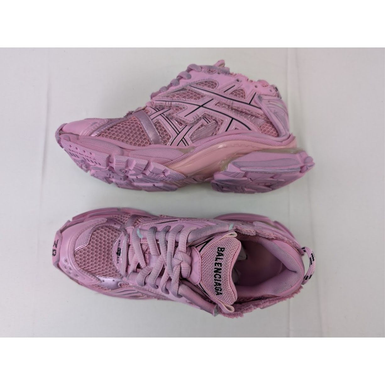 o1rshd1 Monocolor Mesh/Rubber Runners in Pink