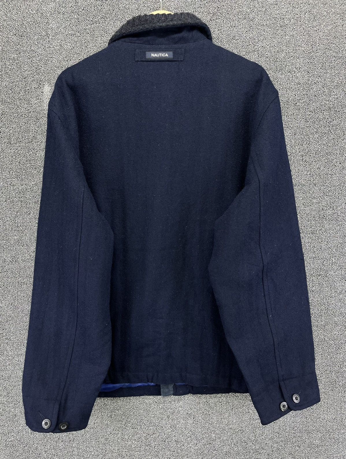 Nautica Vintage Nautica Navy Blue Wool Jacket Size US XL / EU 56 / 4 - 9 Thumbnail