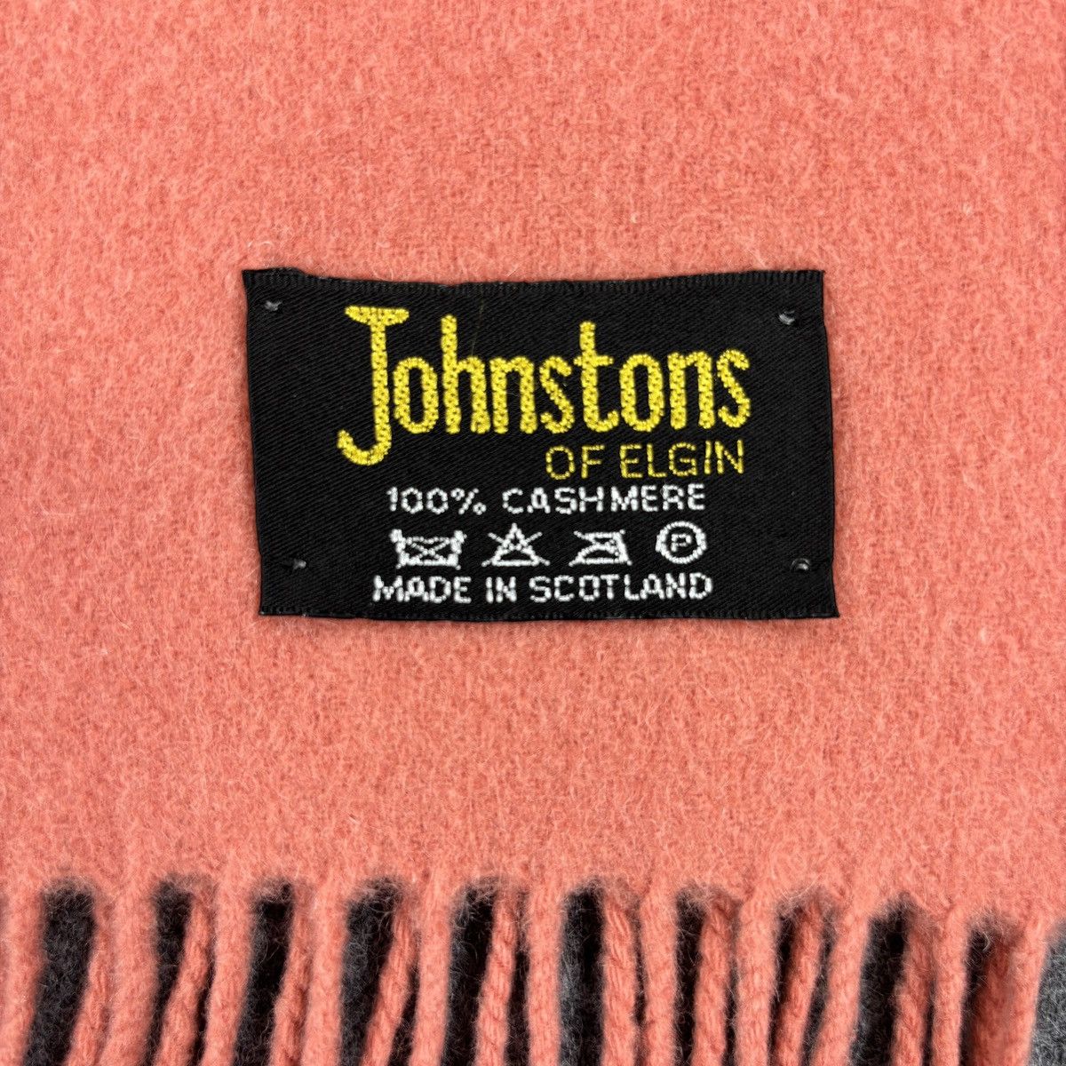 Johnstons Of Elgin × Vintage Johnston of Elgin Scarf # D782# Muffler # Neckwear Size ONE SIZE - 2 Thumbnail