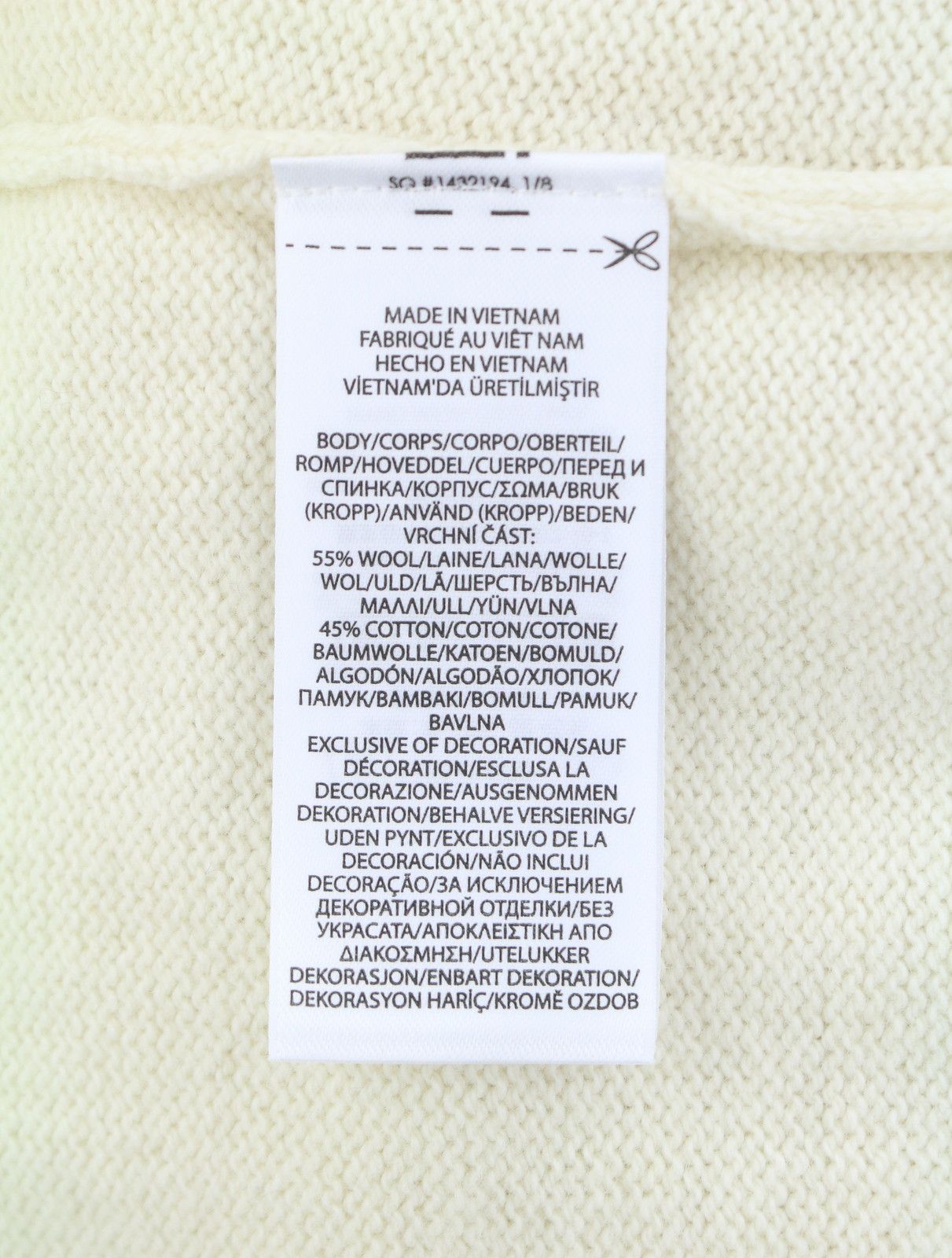Ralph Lauren CREAM XS Wool Blend Polo Neck Pullover 86930 Size US XS / EU 42 / 0 - 8 Thumbnail