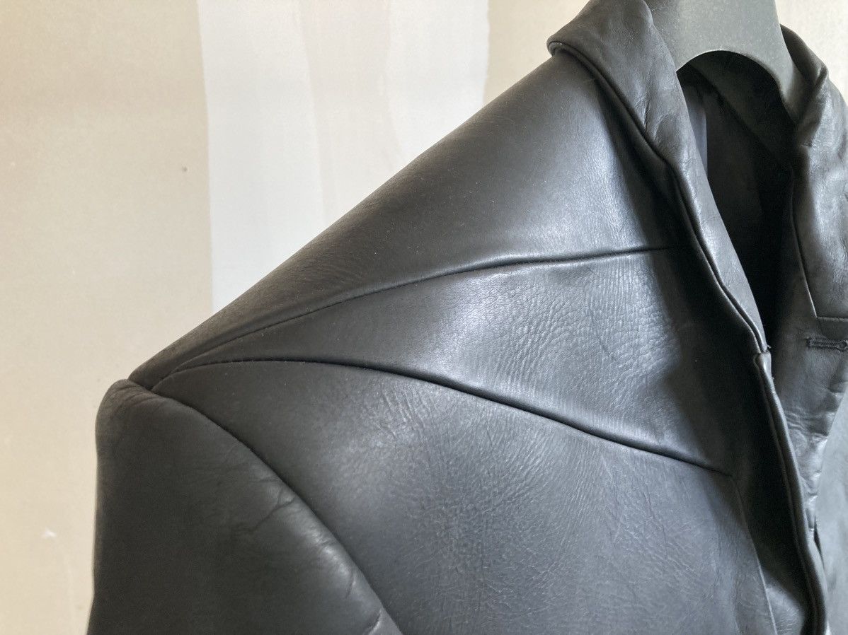 Rick Owens BRAND NEW/ Rick Owens Edfu Leather Coat Size US M / EU 48-50 / 2 - 5 Thumbnail