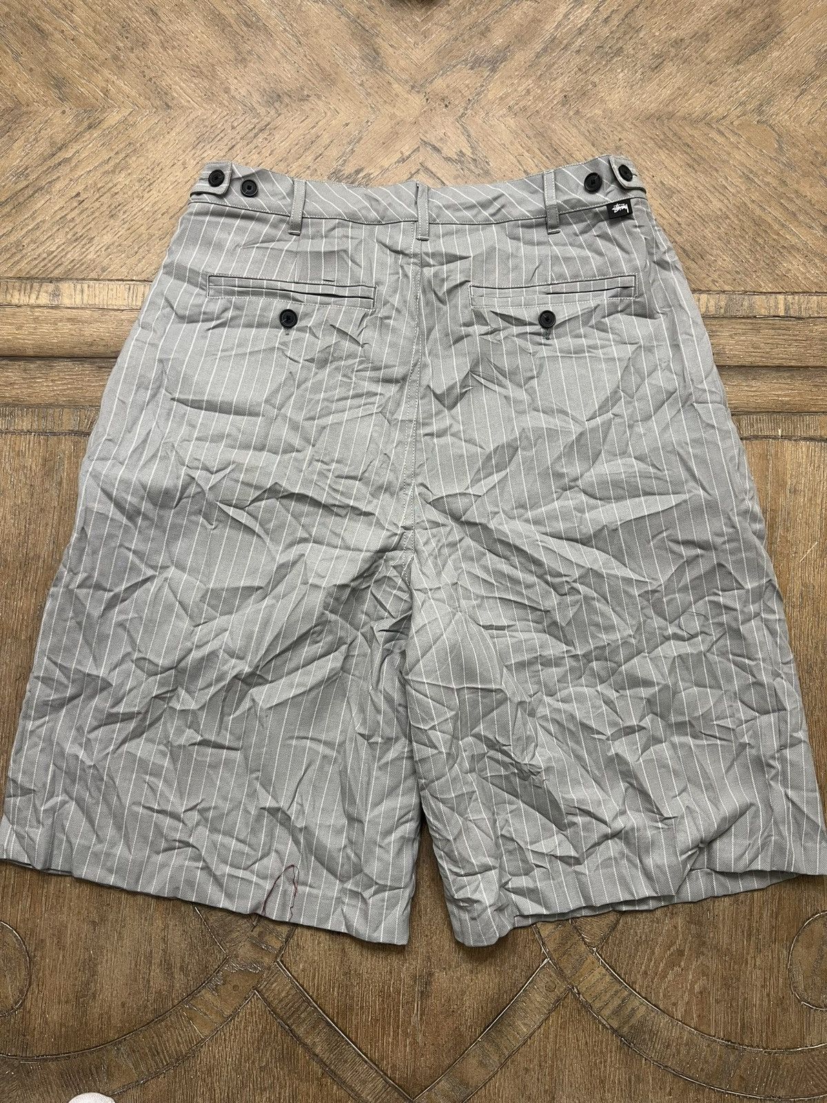 Stussy Stripe Volume Pleated Shorts