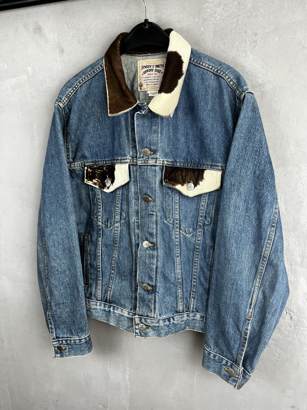 Vintage jensen smith cowboy 🤠 denim jacket vintage 90s made USA Size US M / EU 48-50 / 2 - 2 Thumbnail