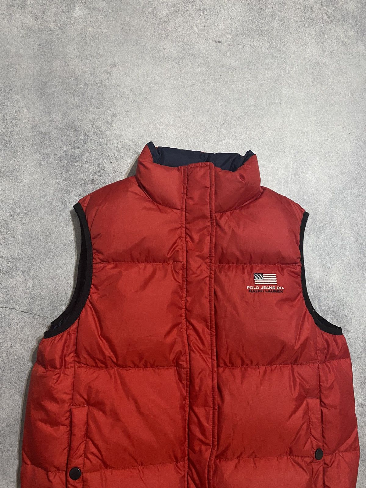 Polo Ralph Lauren × Vintage Ralph Lauren Polo Jeans Puffer Gilet Vest Women’s XS Size XS / US 0-2 / IT 36-38 - 2 Thumbnail