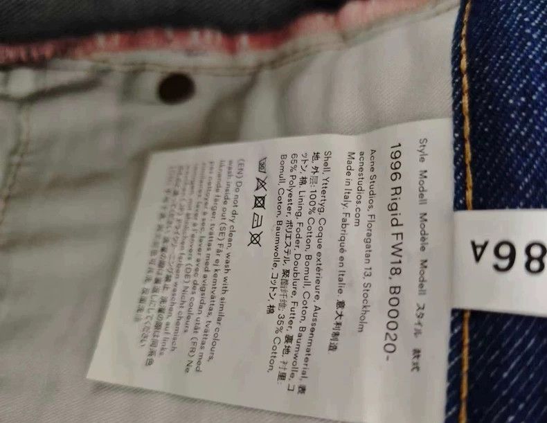 Acne Studios acne studios blue jeans 2505-Nextarrow Size US 31 - 7 Thumbnail