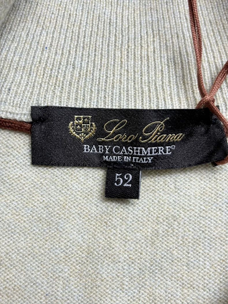Loro Piana LORO PIANA Classic semi-high collar knit Size US L / EU 52-54 / 3 - 3 Thumbnail