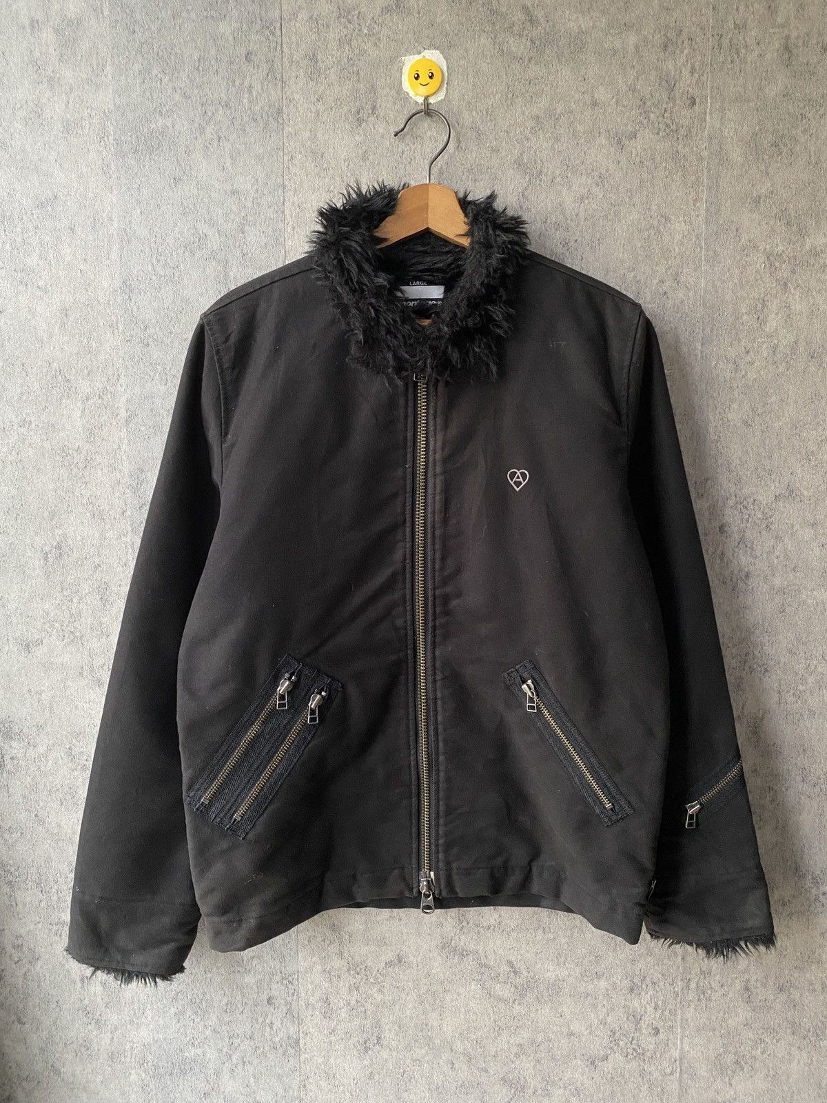 If Six Was Nine Montage Moleskin Fur Zipper Jacket Tornado Mart Design Size US L / EU 52-54 / 3 - 2 Thumbnail
