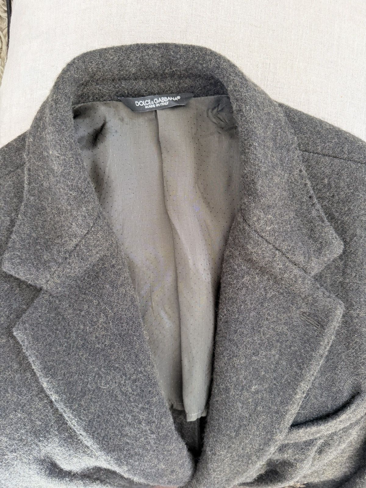 Dolce & Gabbana Dolce & Gabbana Wool Jacket blazer Green embroidered IT44 Size 44S - 7 Thumbnail