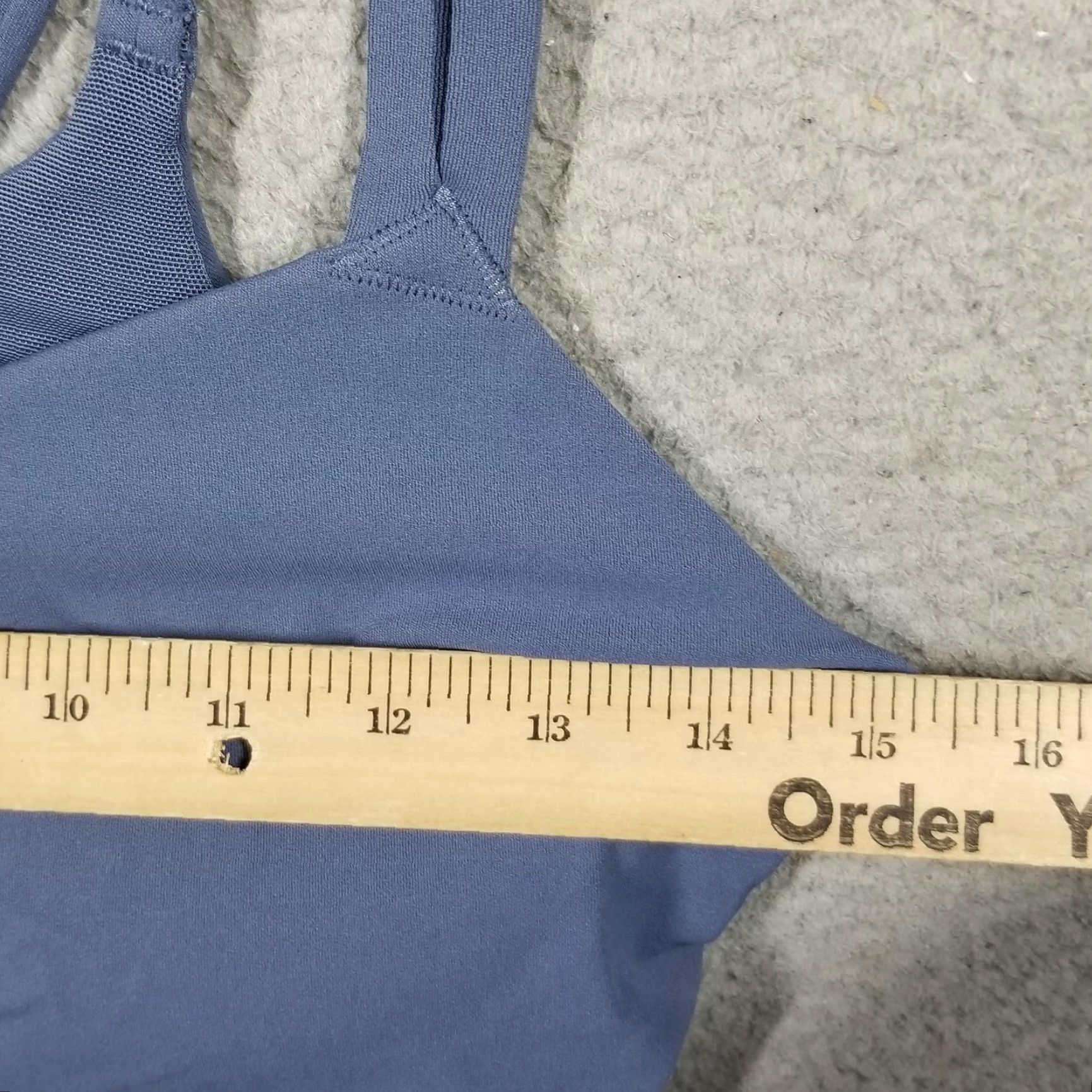 Nike Nike Sports Bra Womens XL Blue Training Alate Cutout Removable Pads DO6608-491 Size ONE SIZE - 7 Thumbnail
