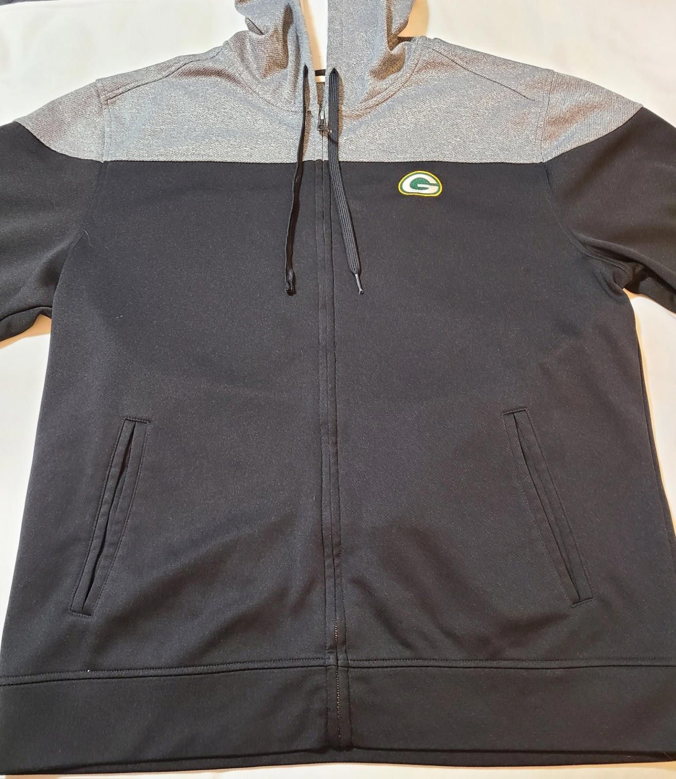 Cutter & Buck Cutter & Buck Green Bay Packers LS Hoodie Size XL Pop Fly Size ONE SIZE - 5 Thumbnail