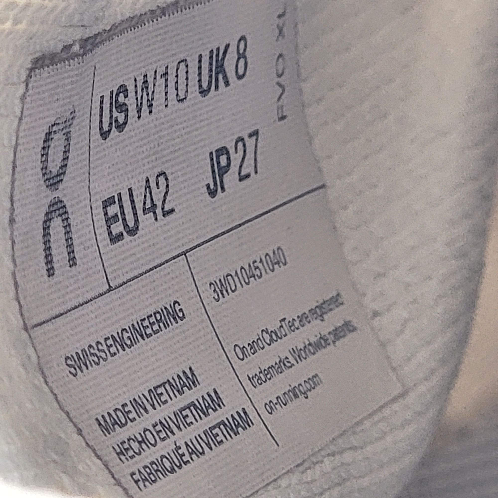 On ON Cloudswift 3 Womens 10 Triple White Running Shoes Athleti Size US 10 / IT 40 - 6 Thumbnail